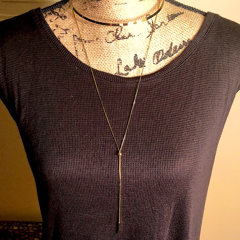 Lulu’s Adjustable Slide With Choker Gold Necklace
